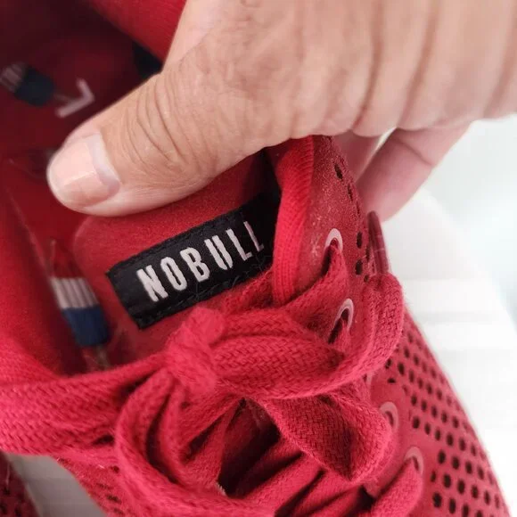 NOBULL PROJECT Red Suede Trainer Crossfit Training Shoes 8.5 - Picture 10 of 12